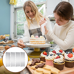 4Pcs 4 Styles Cake Cream Stainless Steel Scraper&nbsp;AJEW-AR0005-76