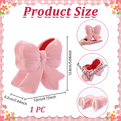 Ceramics Bowknot Vases Display Decorations&nbsp;AJEW-WH0410-59