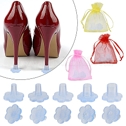10 Sets 5 Style TPU Plastic High Heel Stoppers Protector&nbsp;AJEW-GF0005-21A