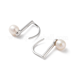 Natural Pearl Dangle Earrings for Women&nbsp;EJEW-C082-13C-P