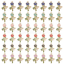 60Pcs Alloy Enamel Pendants&nbsp;ENAM-TA0003-75KCG