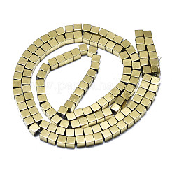 Electroplate Non-magnetic Synthetic Hematite Beads Strands&nbsp;G-S352-40