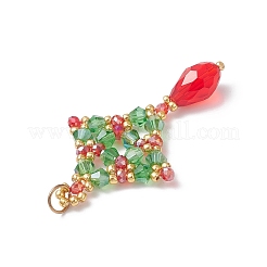 Christmas Glass Pendants&nbsp;PALLOY-MZ01051-01