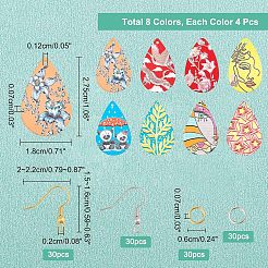 DIY Iron Dangle Earring Making Kits&nbsp;DIY-NB0005-59