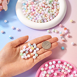 13 Colors Opaque Acrylic Beads&nbsp;OACR-TA0003-01