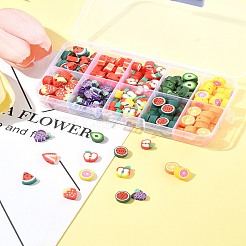 200Pcs 10 Styles Handmade Polymer Clay Beads&nbsp;CLAY-FS0001-40