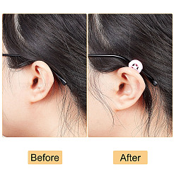 18 Pairs 6 Colors Silicone Eyeglasses Ear Grip&nbsp;FIND-GF0004-09
