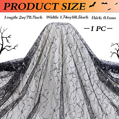 Halloween Theme Polyester Mesh Fabric&nbsp;DIY-WH0622-367A