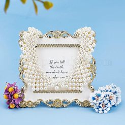 Vintage ABS Imitation Pearl Bib&nbsp;DIY-FG0003-08