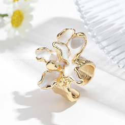 Alloy Enamel Cuff Open Rings for Women&nbsp;WG41D5A-01