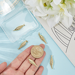 6Pcs Rack Plating Brass Pendants&nbsp;KK-BBC0024-02