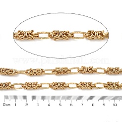 304 Stainless Steel Knot Link Chains&nbsp;CHS-G050-10G