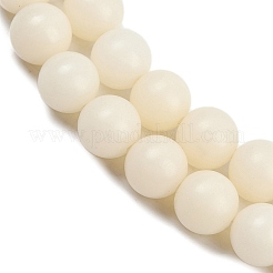 Natural Bodhi Root Beads Strand&nbsp;WOOD-B010-C02-12mm