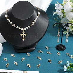 50Pcs Alloy Pave Crystal Rhinestone Connector Charms&nbsp;FIND-SC0011-33