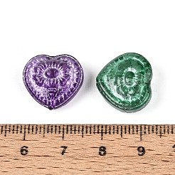Baking Paint Transparent Glass Beads&nbsp;DGLA-N018-26
