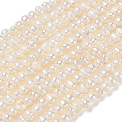 Natural Cultured Freshwater Pearl Beads Strands&nbsp;PA-CBAC463-43