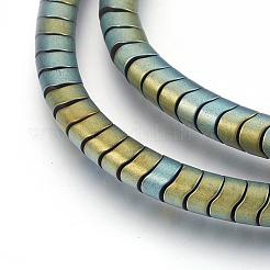 Electroplate Non-magnetic Synthetic Hematite Bead Strands&nbsp;G-I208-15F-C
