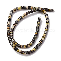 Natural Yellow Turquoise(Jasper) Beads Strands&nbsp;G-L624-I01-2x4mm