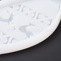 Christmas Theme Light Bulb Pendant Silicone Molds&nbsp;DIY-M045-25B