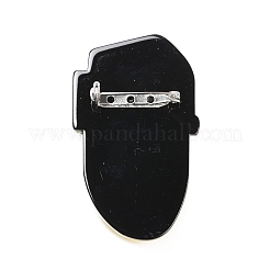 Abstract Face Acrylic Badge&nbsp;JEWB-C013-03