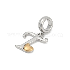 Brass European Dangle Charms&nbsp;KK-Z097-01T-GP