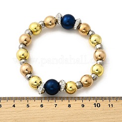 304 & 201 Stainless Steel with Clay Bracelets&nbsp;BJEW-D314-01