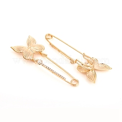 Rack Plating Iron Safety Brooch&nbsp;JEWB-G007-11LG