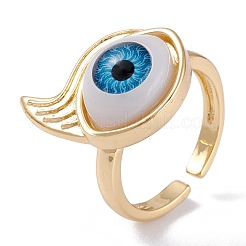 Brass Cuff Rings&nbsp;RJEW-M138-28G-A