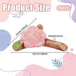 Sakura Porcelain Chopstick Rest&nbsp;AJEW-WH0314-958