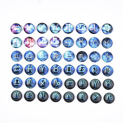 Flatback Glass Cabochons for DIY Projects&nbsp;GGLA-S047-02
