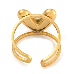 304 Stainless Steel Finger Ring&nbsp;LS-RJEW-L125-02G-22