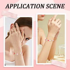DIY Valentine's Day Themed CCB Plastic Beads &  Polymer Clay Jewelry Making Finding Kits&nbsp;DIY-SP0002-83