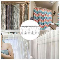 Iron Shower Curtain Rings for Bathroom&nbsp;AJEW-UN0001-36