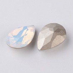 Faceted Teardrop K9 Glass Rhinestone Cabochons&nbsp;RGLA-I001-10x7mm-031