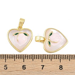 Natural White Shell Pendants&nbsp;KK-D005-04A-G