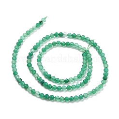 Natural Dyed & Heated Green Onyx Agate Beads Strands&nbsp;G-D463-02