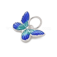 925 Sterling Silver Enamel Butterfly Charms&nbsp;LS-STER-D300-28P-06