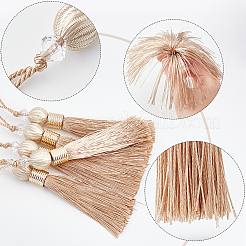 8Pcs Polyester Tassel Pendant Decorations&nbsp;HJEW-GF0001-23B