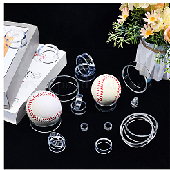 20Pcs 4 Styles Plastic Sport Ball Display Pedestals&nbsp;ODIS-GF0001-17A