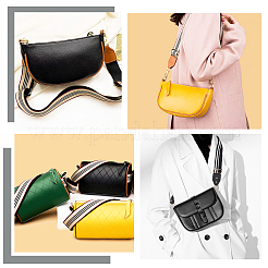 Stripe Pattern Cotton Fabric & PU Leather Bag Straps&nbsp;FIND-WH0001-57A