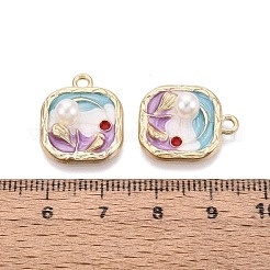 Alloy Enamel Pendants&nbsp;ENAM-N069-17KCG-03