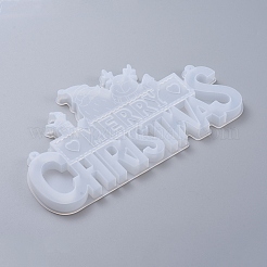 Christmas DIY Pendant Silicone Molds&nbsp;X-DIY-D049-11