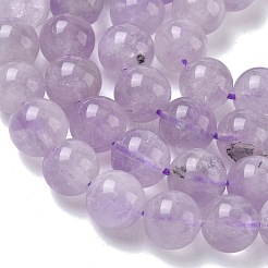 Natural Lavender Amethyst Beads Strands&nbsp;G-F306-11-10mm-01