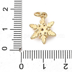 Brass Micro Pave Cubic Zirconia Pendants&nbsp;KK-I383-05G-06
