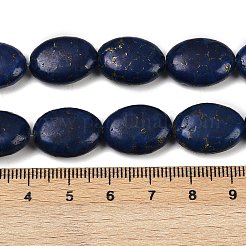 Synthetic Howlite Imitation Lapis Lazuli Beads Strands&nbsp;G-S393-11A-13x18