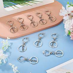 10Pcs Alloy Keychains&nbsp;KEYC-TA0004-76