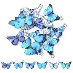 12Pcs 6 Colors Printed Alloy Pendants&nbsp;FIND-FS0001-29