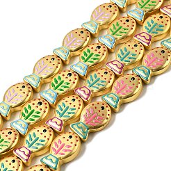 Baking Paint Glass Enamel Beads&nbsp;GLAA-B035-01