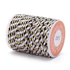 4-Ply Polycotton Cord with Metallic Thread&nbsp;OCOR-Z003-D38