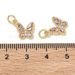 SHEGRACE Brass Pave Clear Cubic Zirconia Pendants&nbsp;XGRQ3Q926-628G-D